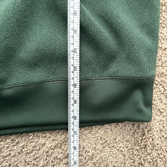 Kit and Ace Water Resistant Fleece Zip Pullover in Whisper Forest Green - Picture 10 of 11